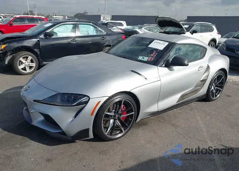 2020 Toyota Gr Supra 3.0 Premium из США, поврежденный, VIN WZ1DB4C09LW030177